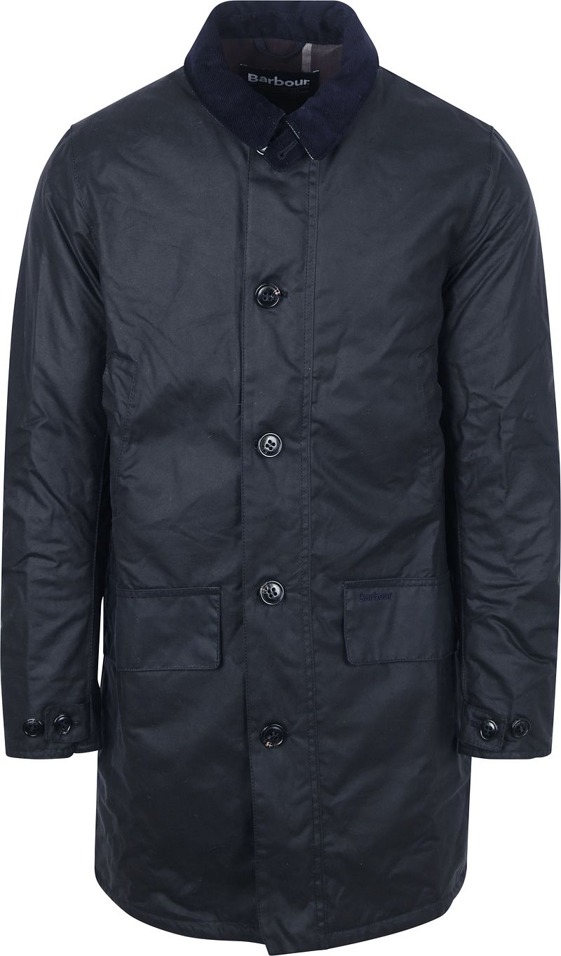 Barbour Wachsjacke Mac Navy - Größe L von Barbour