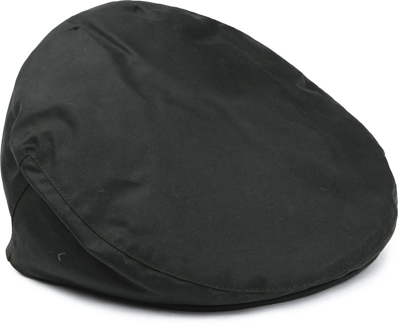 Barbour Wax Flat Cap Dunkelgrün - Größe L von Barbour