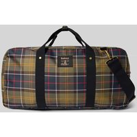 Barbour Weekender mit Allover-Muster Modell 'TORRIDON HOLDALL' in Khaki, Größe 1 von Barbour
