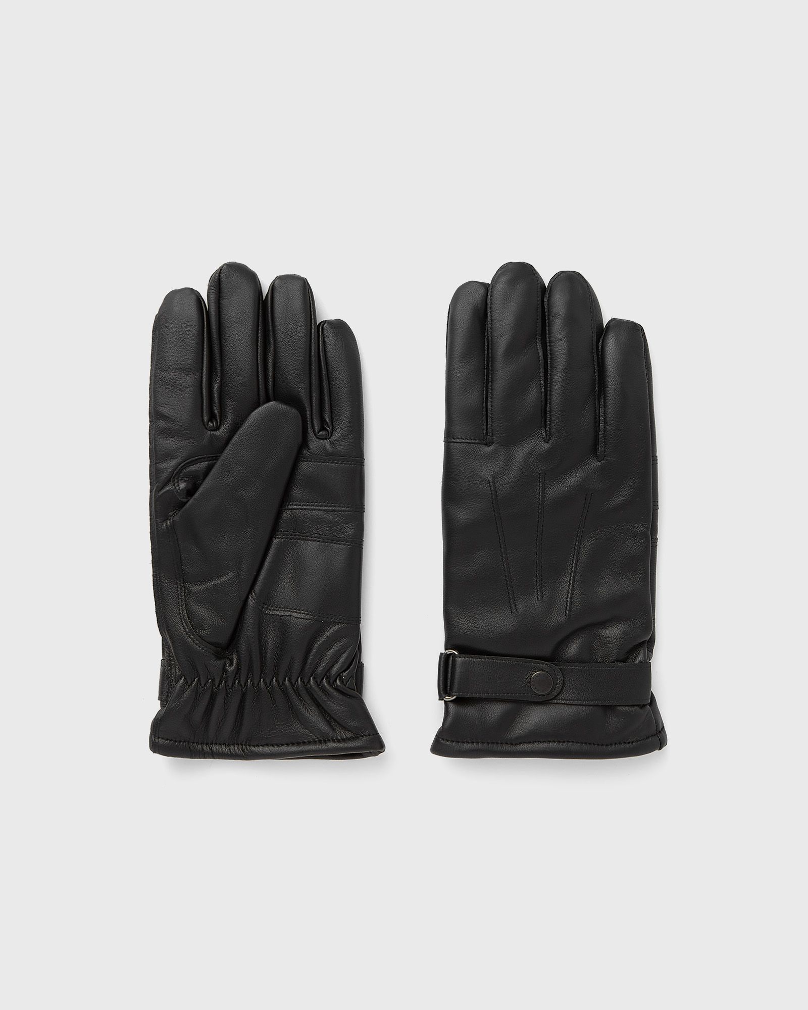 Barbour White Label Burnish Lth Gl men Gloves black in Größe:M von Barbour