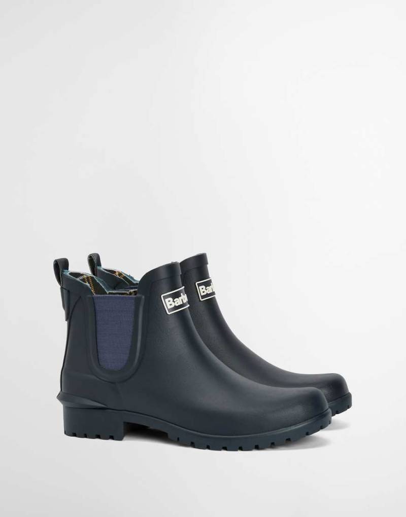 Barbour - Wilton - Gummistiefel im Chelsea-Stil in Marineblau von Barbour
