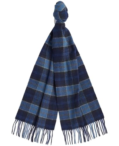Barbour Woolen Scarf Tartan Light Blue One Size von Barbour