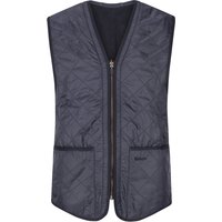 Barbour Zip-In Steppweste mit Fleece-Futter in Rauetenmuster in XL von Barbour