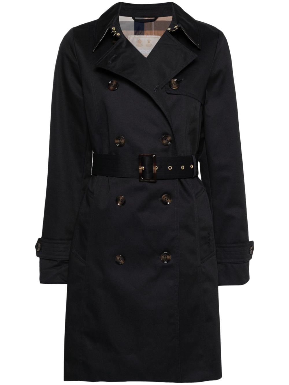 Barbour Kurzer Greta Trenchcoat - Blau von Barbour