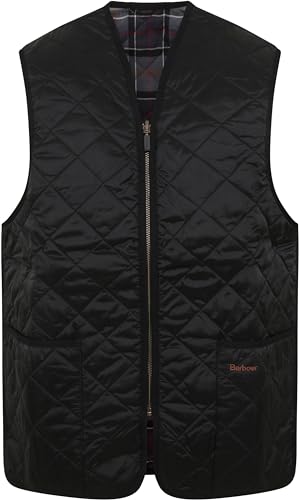 Herren Barbour Gesteppte Weste/Reißverschluss Gr. 58, schwarz von Barbour