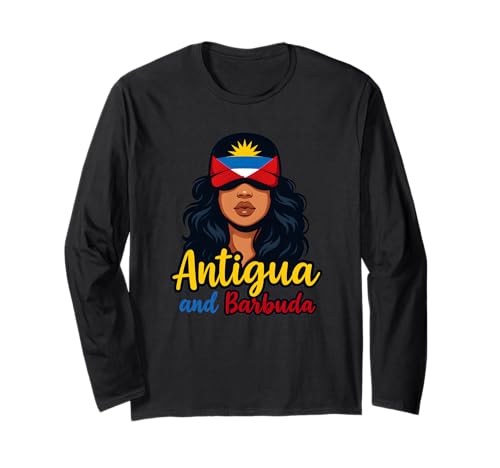 Caribbean Heritage Vibes Barbudan and Antiguan Girl Langarmshirt Caribbean Heritage Vibes Barbudan and Antiguan Girl Langarmshirt von Barbudan and Antiguan Girl Tee