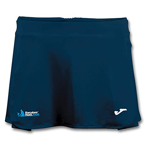 Barcelona Padel Tour - Joma Skort mit elastischem Bund und verstellbarem Kordelzug für maximalen Spielkomfort - Damen Sportbekleidung Marineblau L von Barcelona Padel Tour