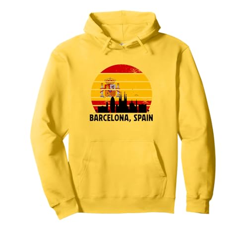 Barcelona Spanien Souvenir Flagge Bandera España Männer Frauen Mädchen Pullover Hoodie von Barcelona Spain Souvenir Skyline