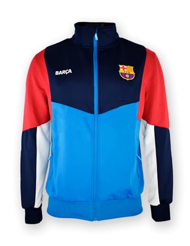 Barcelona Jacke Plus BARÇA CONTRAST mit FC Lizenz für Erwachsene, Größe XXL, blau, XXL von FCB