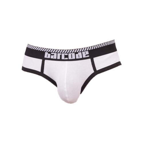 Barcode Berlin - Männer Unterwäsche - Herren Slip - Solger Brief White-Black - Weiß - 1 x Größe XL von Barcode Berlin