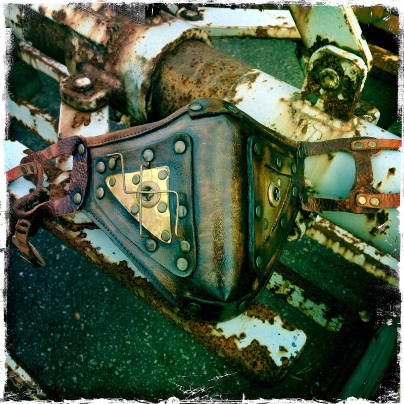 Lange Maske/steam Punk & Post Apokalypse Leder Handgefertigt Maskenschutz Dekorativ Maskenbezug | Spm020 von BardJester