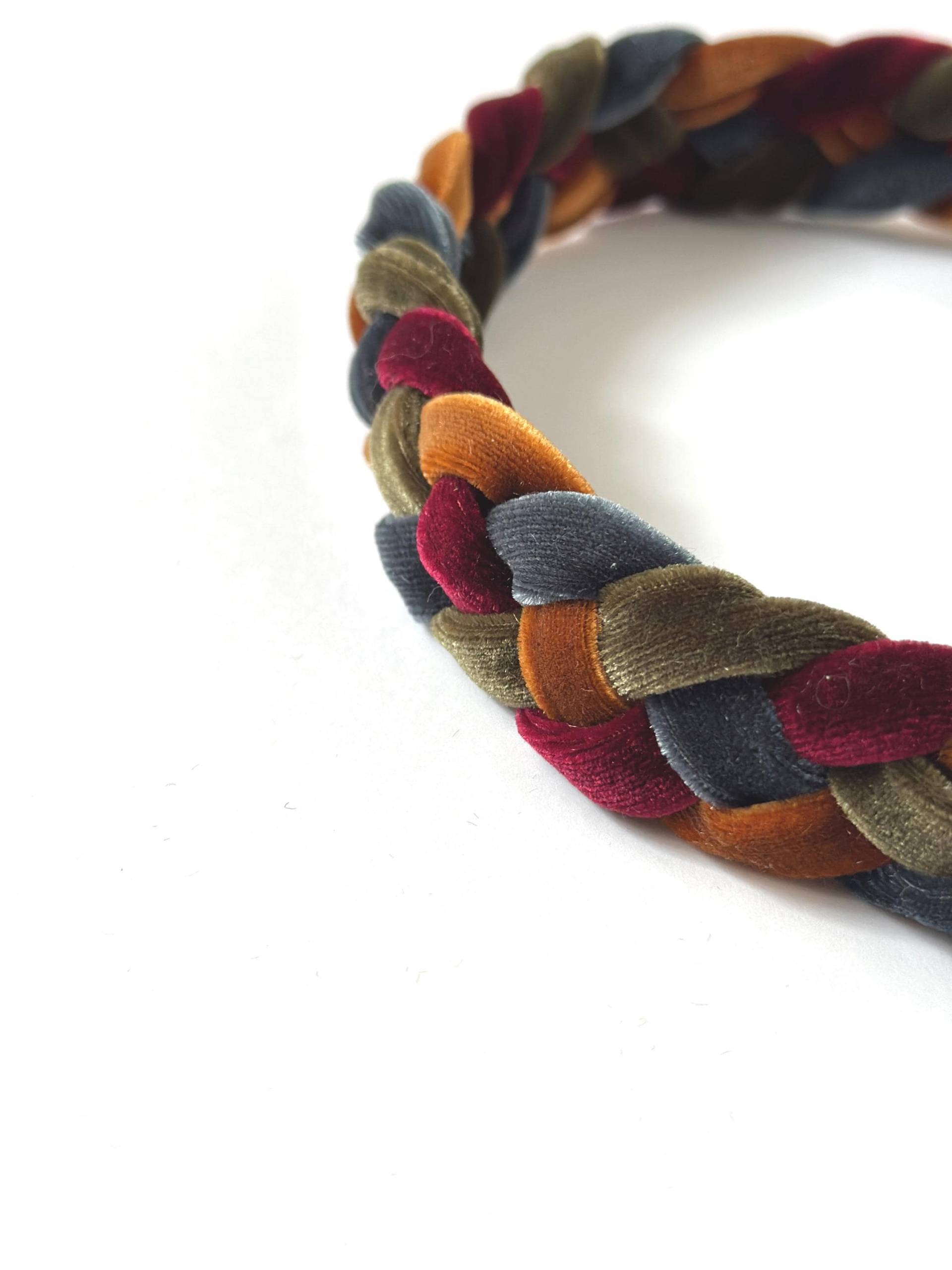 Das Astor Luxe Geflochtene Samtstirnband | Weiches Stirnband Viersträngiges Geflecht Geschenk Für Sie von BardotBowGallery