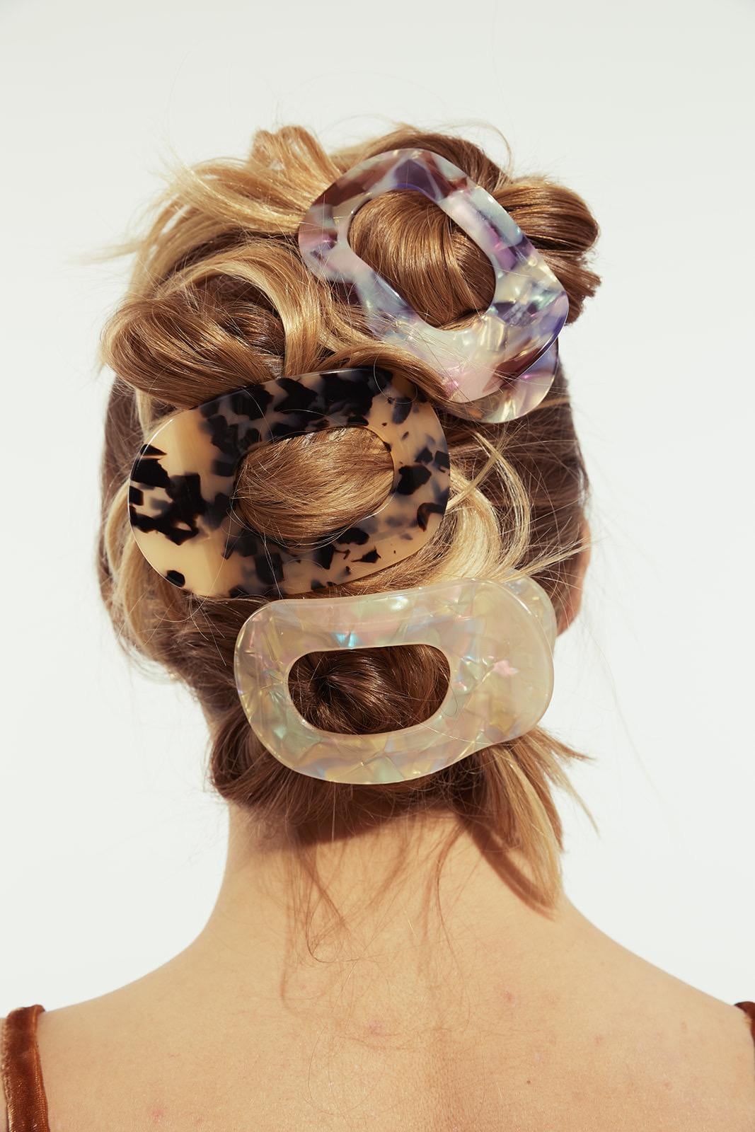 Flach Oval Klauenclip | Haarspange Krallen Clip von BardotBowGallery