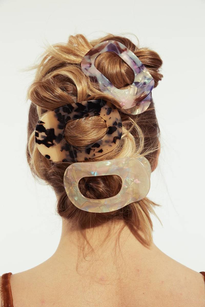 Flach Oval Klauenclip | Haarspange Krallen Clip von BardotBowGallery