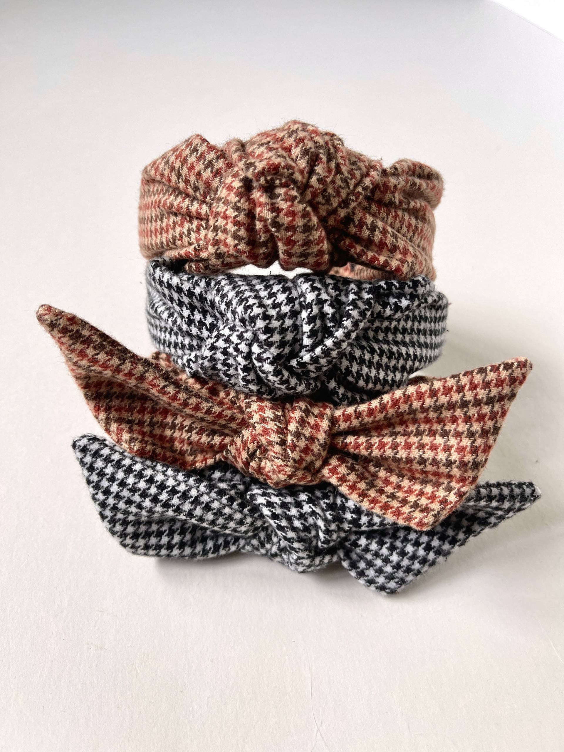 Herbst Prep Set | Knoten Stirnband Und Scrunchie Licht Academia Hahnentritt Collegekern Anspruchsvolles Luxus-Accessoires Herbst Prep Set | Knoten Stirnband Und Scrunchie Licht Academia Hahnentritt Collegekern Anspruchsvolles Luxus-Accessoires von BardotBowGallery