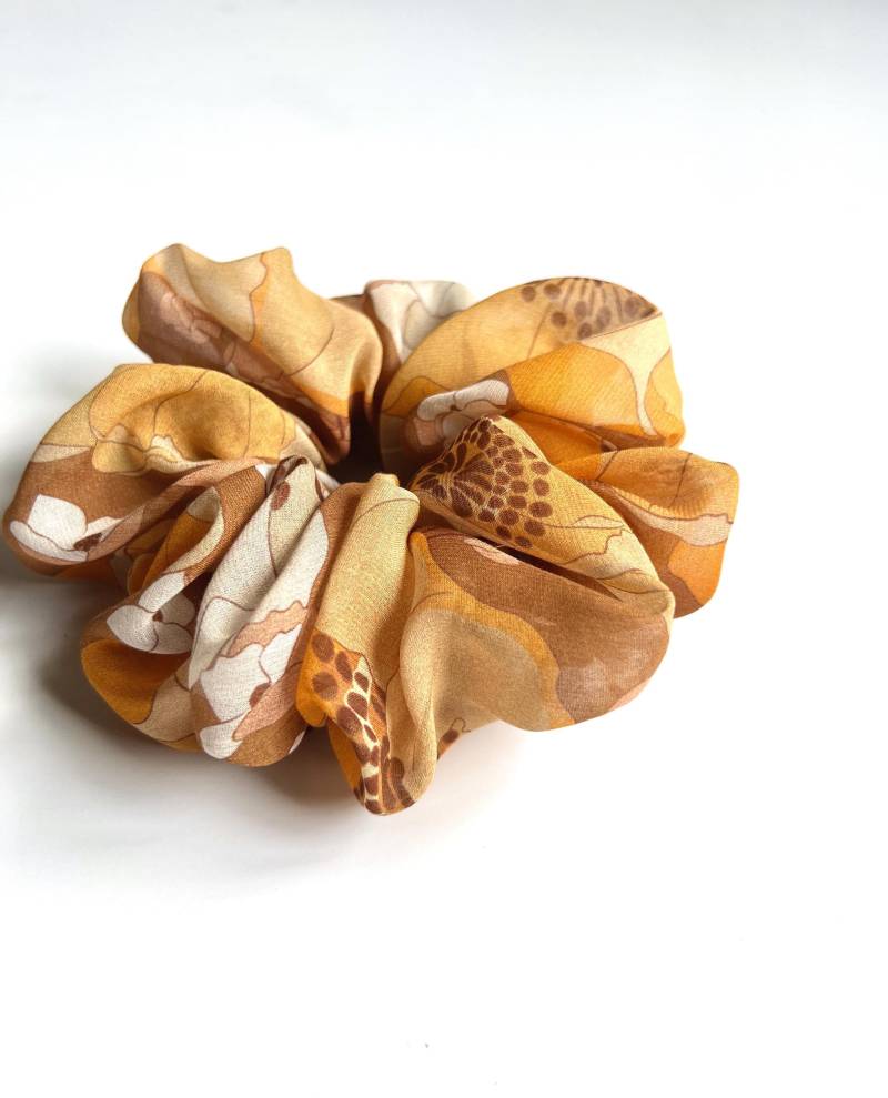Jumbo Scrunchie | Mohnblumen-Kollektion Seidenchiffon Geschenk Für Sie von BardotBowGallery