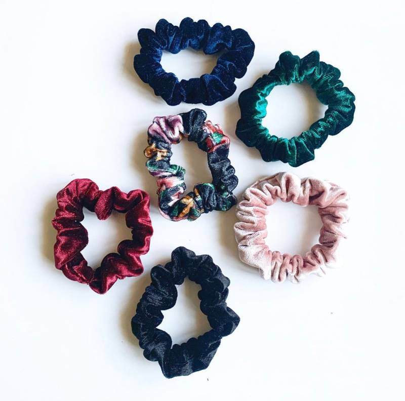 Samt Skinny Scrunchie | Zurückgefordert Serie Handgefertigt von BardotBowGallery