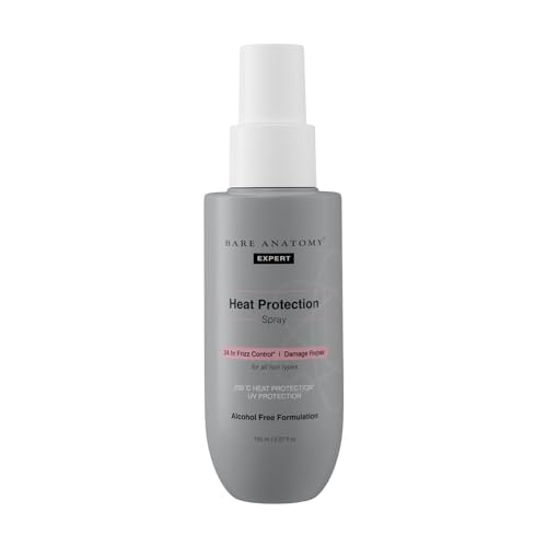 Bare Anatomy Heat Protection Spray Serum Controls Frizz for up to 24 Hrs Vitamin E, Pea Protein & Veg Keratin Enriched Paraben Free for Women & Men Vegan 230° C Heat Protection 150 ml Bare Anatomy Heat Protection Spray Serum Controls Frizz for up to 24 Hrs Vitamin E, Pea Protein & Veg Keratin Enriched Paraben Free for Women & Men Vegan 230° C Heat Protection 150 ml von Bare Anatomy