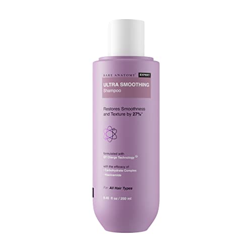 Bare Anatomy Ultra Smoothing Hair Shampoo | Restores Smoothing & Texture by 27% | Dry & Frizzy Hair | Paraben & Sulfate Free | For Women & Men | 250ml von Bare Anatomy