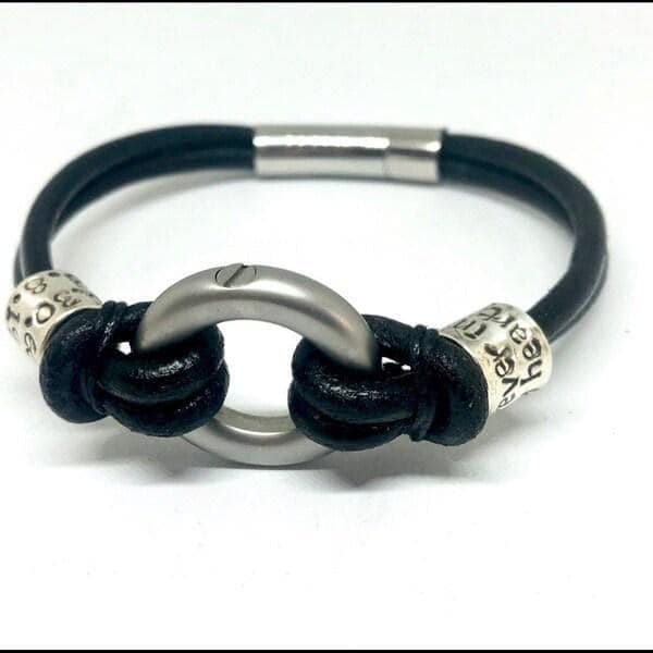 Urne Armband Mit Gravur, Armband, Beileidgeschenk Für Männer, Schmuck, Trauerschmuck von BareHandsBracelets