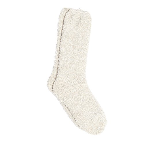 Barefoot Dreams Cozychic Melierte Socken Für Damen Eine Größe Passt Meistens Stein/Weiß von Barefoot Dreams