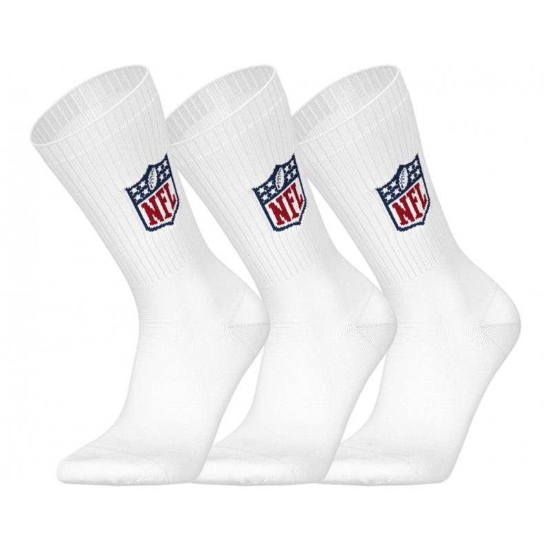 NFL Unisex Crew Socken - SHIELD LOGO 3er Pack von Barefoot