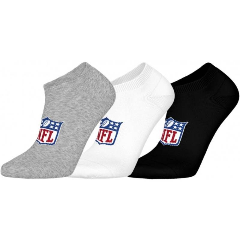 NFL Unisex Sneaker Socken - SHIELD LOGO 3er Pack von Barefoot