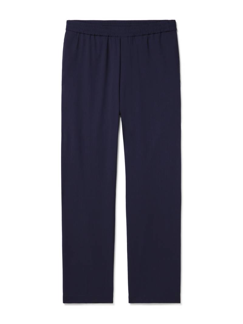 Barena - Bativoga Straight-Leg Wool Drawstring Trousers - Men - Blue - IT 56 von Barena