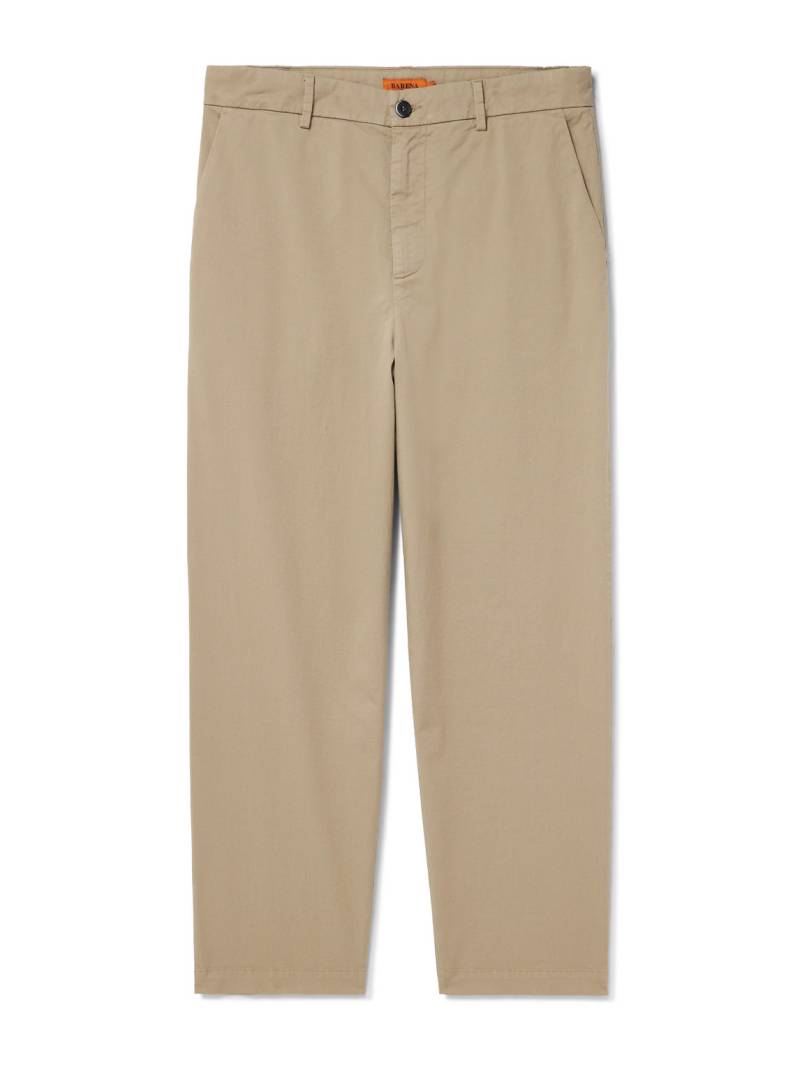 Barena - Canasta Straight-Leg Cotton-Blend Trousers - Men - Neutrals - IT 48 von Barena