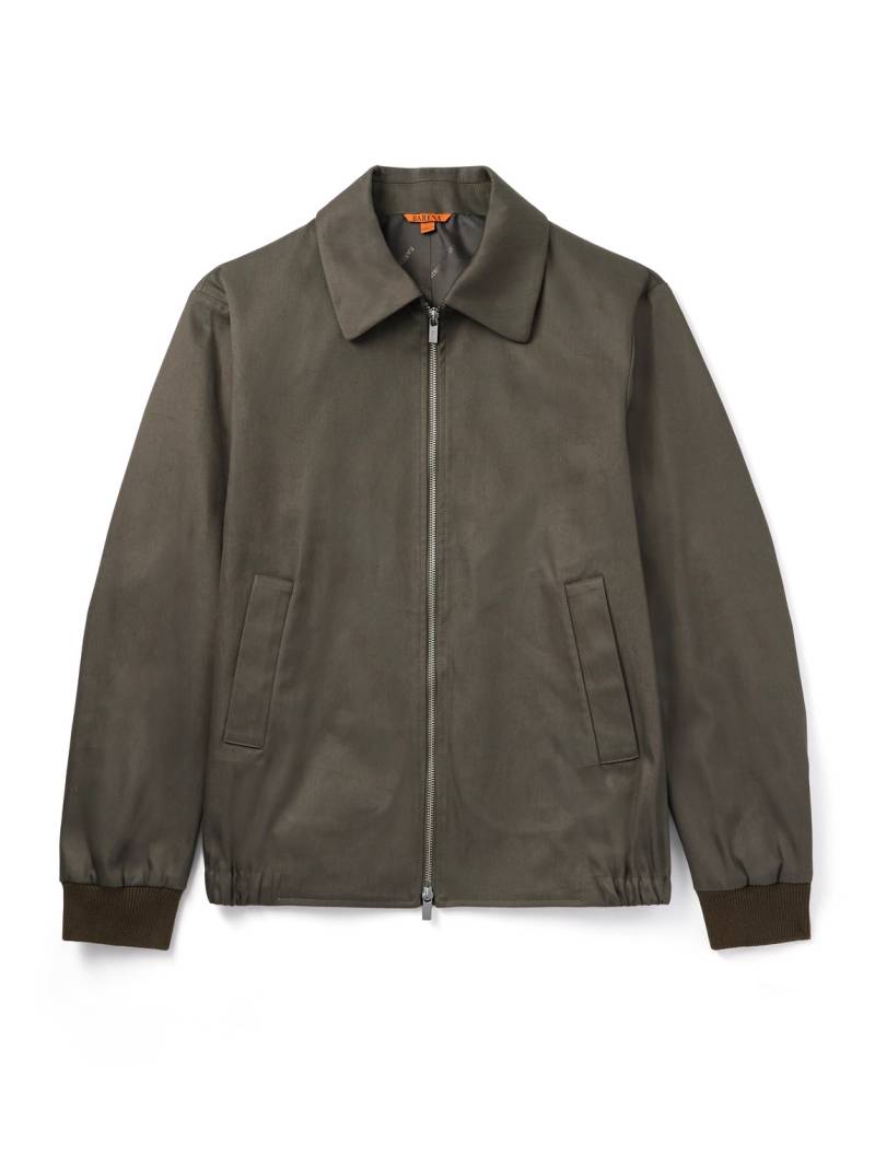 Barena - Cotton-Gabardine Blouson Jacket - Men - Green - IT 48 von Barena