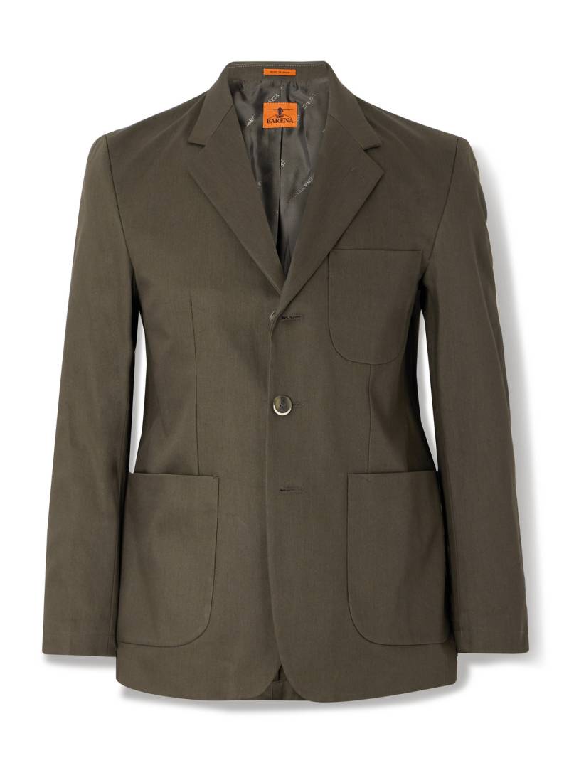Barena - Cotton-Twill Suit Jacket - Men - Green - IT 44 von Barena