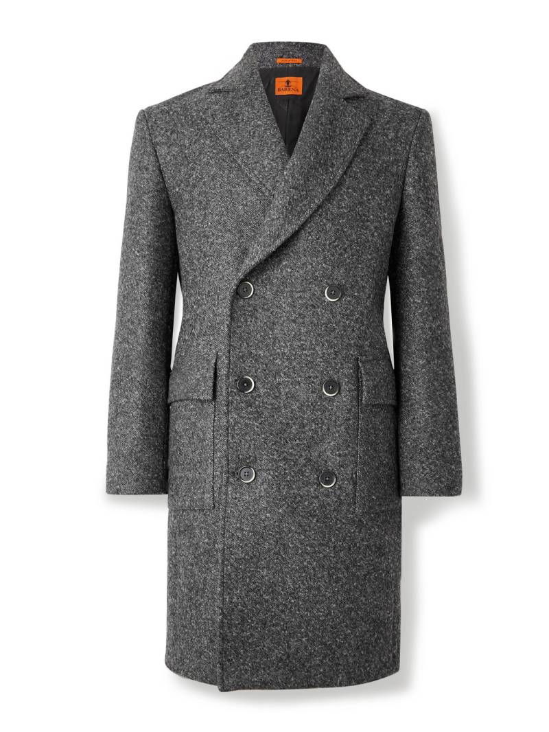 Barena - Double-Breasted Melton Wool-Blend Coat - Men - Gray - IT 46 von Barena