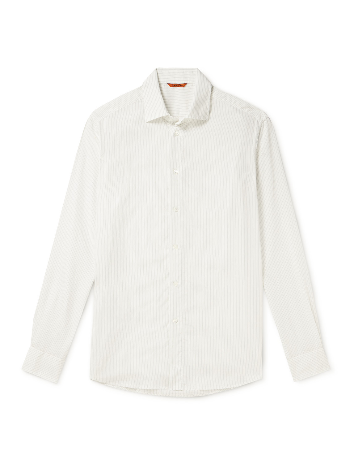 Barena - Surian Striped Modal-Blend Shirt - Men - White - IT 52 von Barena