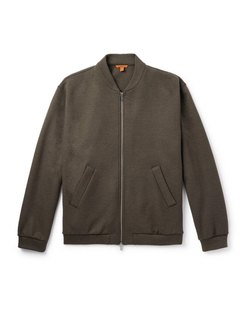 Barena - Virgin Wool-Blend Jersey Varsity Jacket - Men - Brown - IT 54 von Barena