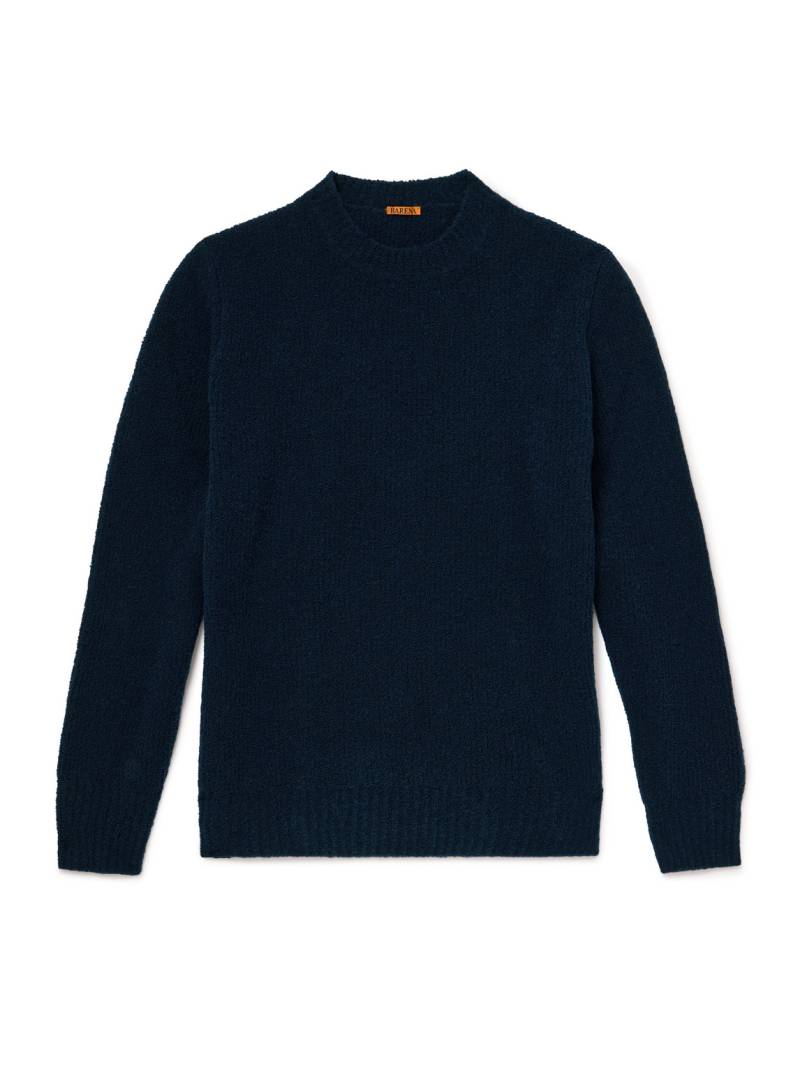 Barena - Wool-Blend Chenille Sweater - Men - Blue - S von Barena