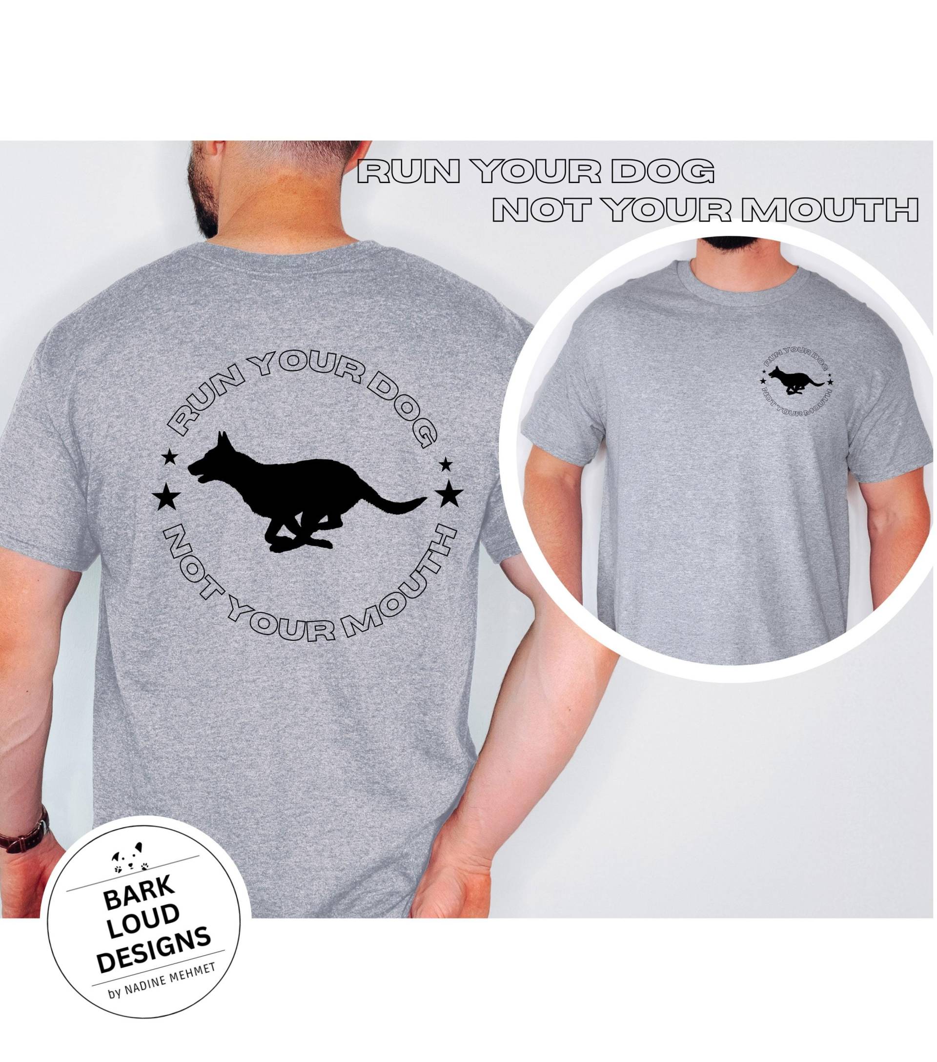 Schäferhund T-Shirt, Gsd T-Shirt Geschenk Hund, Geschenkidee Hunde Besitzer Dog Dad Hundeliebhaber Shirt Lustiges Eu von BarkLoudDesigns