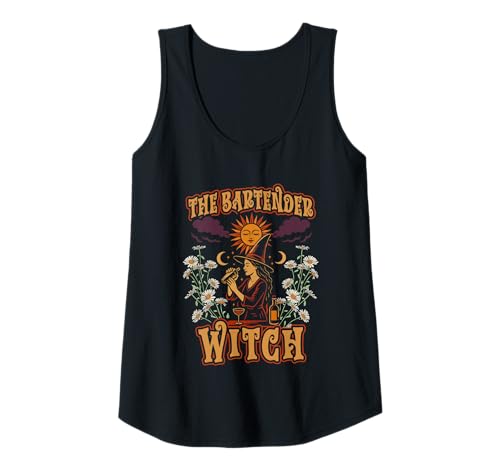 Damen Barkeeperin Halloween Mixologist Cocktail Crafting Artist Tank Top Damen Barkeeperin Halloween Mixologist Cocktail Crafting Artist Tank Top von Barkeeper Bartending Bier Mixologe Pub Barmann
