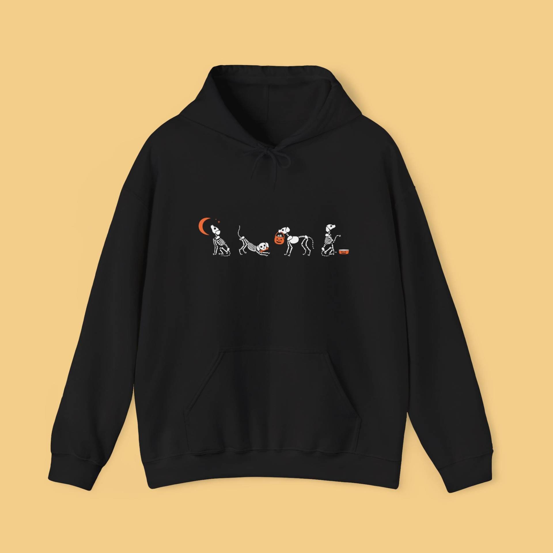 Halloween Skeleton Dog Hoodie Gruseliges Haustier-Liebhaber-Sweatshirt Halloween Skeleton Dog Hoodie Gruseliges Haustier-Liebhaber-Sweatshirt von BarkhausCo