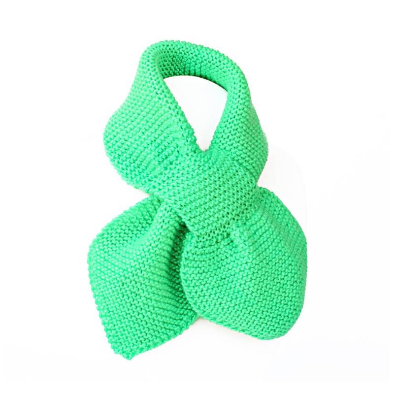 Kid's Green Pull-Thru Schlüsselloch Halstuch von BarkingDogDesigns