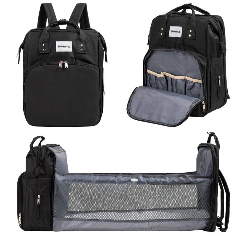 Barmøya Wickelrucksack 2 in 1, Isolierte Flaschenhalter, Laptopfach von Barmøya