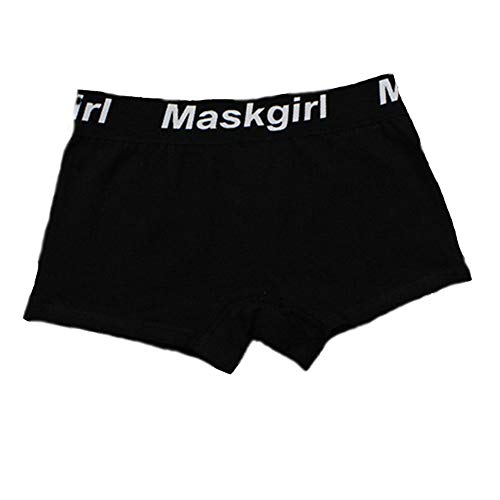 BaronHong 3er Pack Boxershorts für Tomboy Cotton Wide Leg Boyshort Trans Lesbisch (schwarz, M) von BaronHong