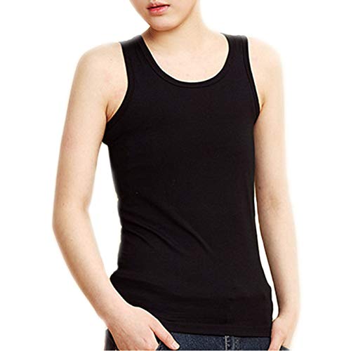 BaronHong Chest Binder Korsett Sommer Tank Tops Für Tomboy Lesben (schwarz, 5XL) von BaronHong