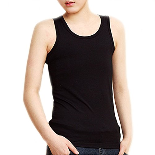 BaronHong Chest Binder Korsett Sommer Tank Tops Für Tomboy Lesben (schwarz, XXL) von BaronHong