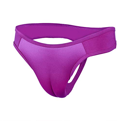 BaronHong Crossdresser Tanga Panty Camel Toe versteckt Gaff Shaping Brief (Pflaume, 2XL) von BaronHong