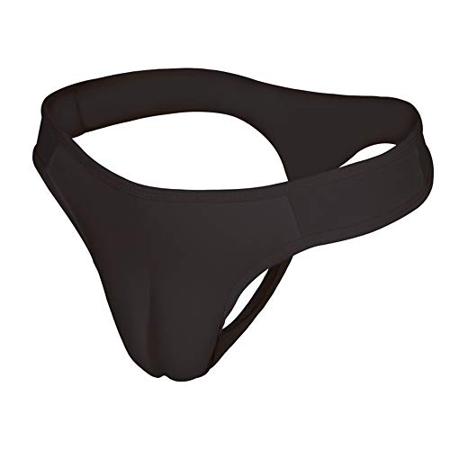 BaronHong Crossdresser Tanga Panty Camel Toe versteckt Gaff Shaping Brief (schwarz, 2XL) von BaronHong