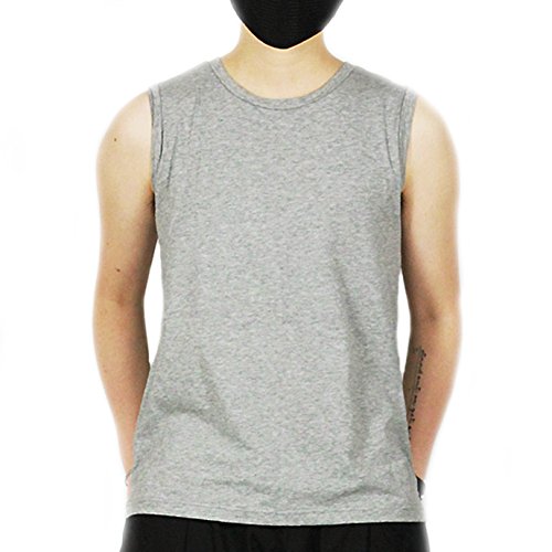 BaronHong Frauen Trans Lesben Tomboy Baumwolle Bunte Tank Top Weste Brust Binder Stärkeren Verband (grau, L) von BaronHong