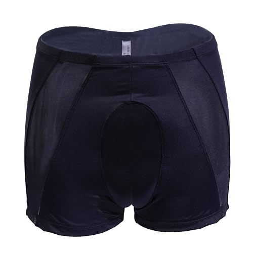 BaronHong Herren-Höschen zum Verstecken von Gaff-Slips, Shapwear, Crossdressing, Transgender, Camel Toe-Unterwäsche, Boxershorts (Boxershorts (schwarz), 2XL) von BaronHong