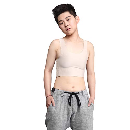 BaronHong Seamless Underwear Brustbinder für Tomboy Trans Lesbian (Nude, 2XL) von BaronHong