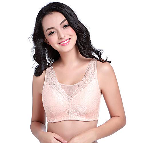 BaronHong Special Pocket BH für Silikonbrustformen Crossdresser Mastektomie BH (pink, 85B) von BaronHong