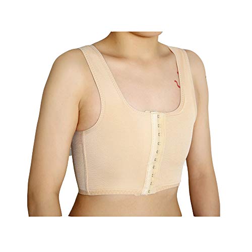 BaronHong Strong Compression Front Hooks Brustbinder für Tomboy Trans Lesbian (nackt, M) von BaronHong